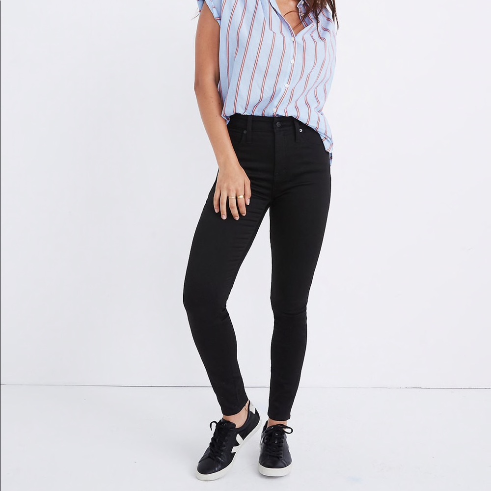 Madewell petite curvy jeans in Carbondale wash